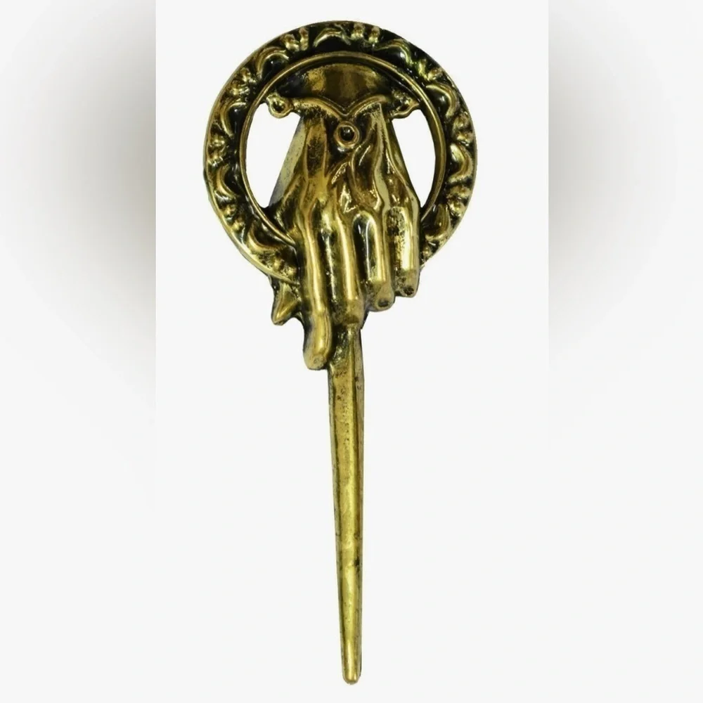 Game of Thrones Hand of The King Pin Brooch, Antique Bronze